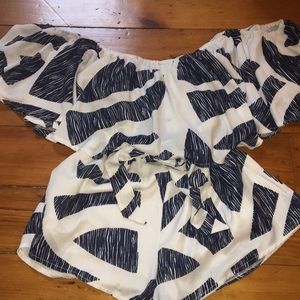 Off the shoulders romper